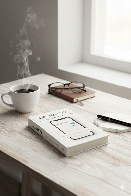 On milczy. A Ty nie wiesz, co zrobić.